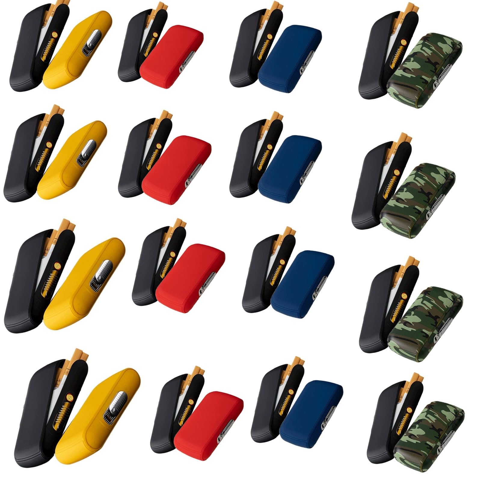 Amazon.co.jp: ライター付きミニシガレットケース、シガレットケースは