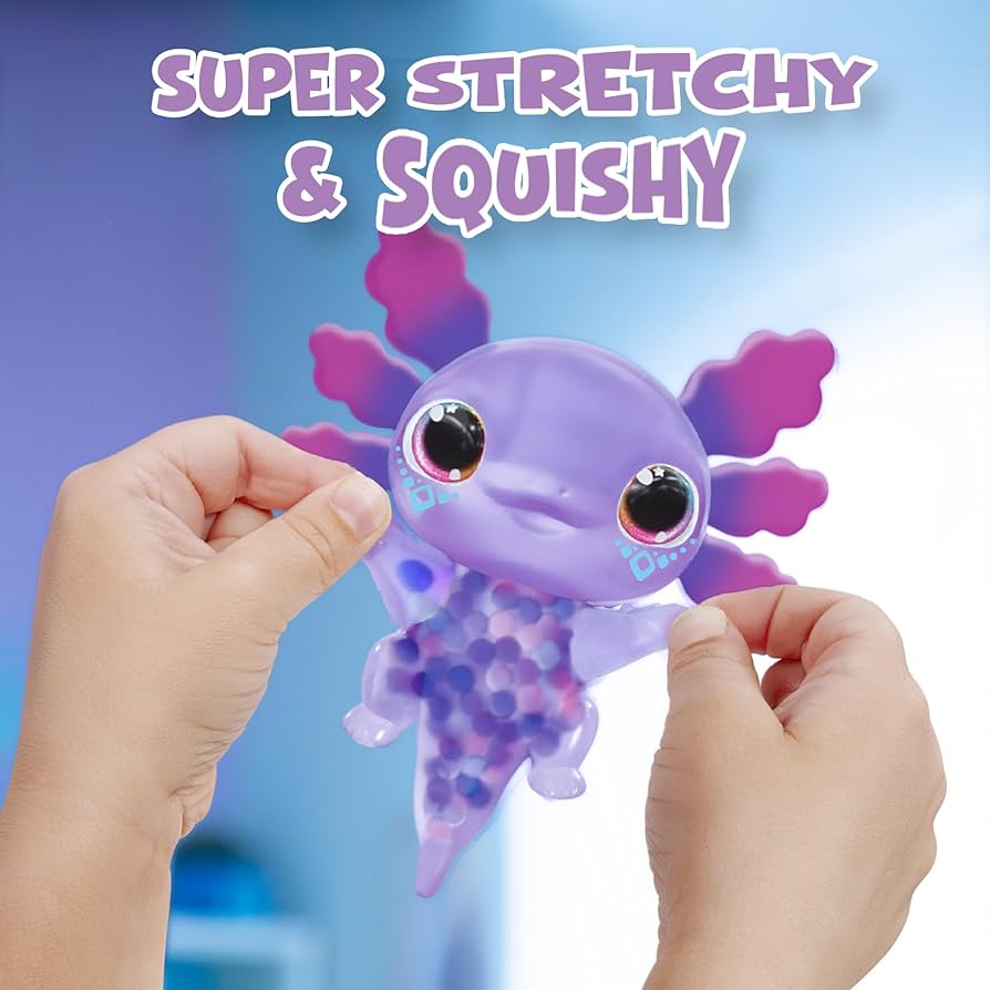 Amazon.com: Animagic Let's Glo Axolotl Bubble Reef | Squishy Water