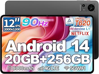 Amazon.co.jp: TECLAST T60 Android 14 タブレット 12インチ 16GB+