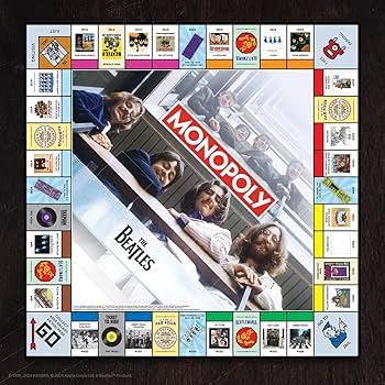 Amazon.com: Monopoly: The Beatles, Play as Rocky Raccoon