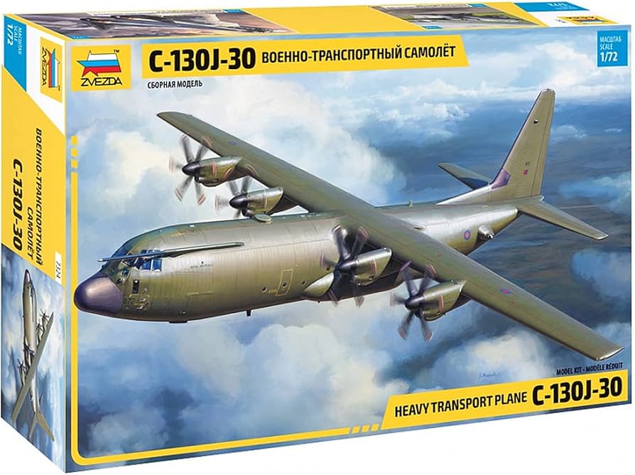 Amazon | ズベズダ 1/72 イギリス空軍 C-130J-30 軍用輸送機