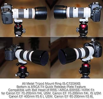 Amazon | iShoot フルメタル三脚マウントリング Canon EF 70-200mm f