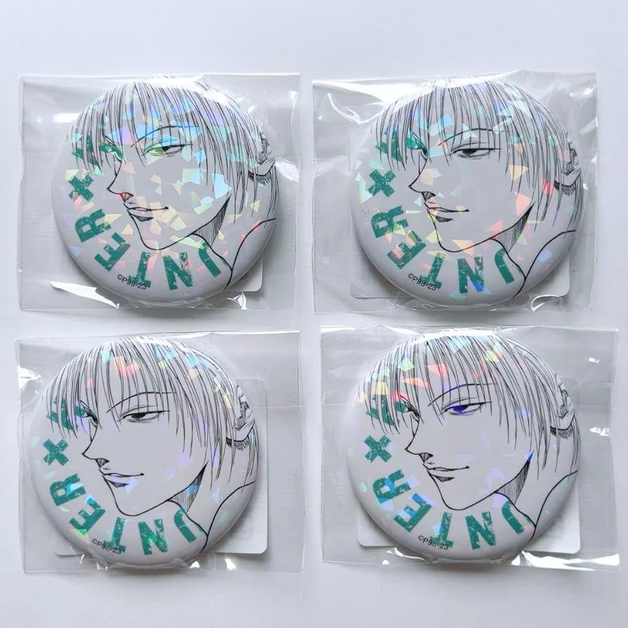 Amazon.co.jp: ハンターハンター ヒソカ オールスター缶バッジ