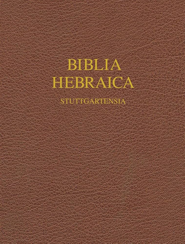 Amazon | Biblia Hebraic Stuttgartensia: Wide Margin | German Bible