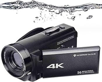 Amazon | ビデオカメラ 自撮り270度回転 HDMI出力 動画カメラ 3400mAh