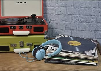 Amazon | レトロなトランク型 ポータブルターンテーブル スピーカー