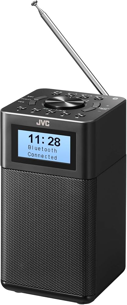 Amazon.co.jp: JVCケンウッド JVC RA-C80BT-B コンパクト卓上ラジオ