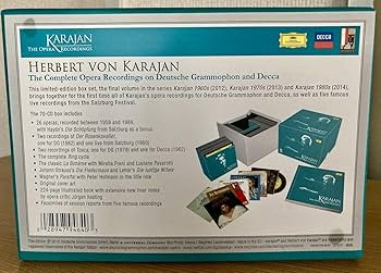 Amazon.co.jp: カラヤンオペラレコーディングズ 70枚組EU盤CDボックス