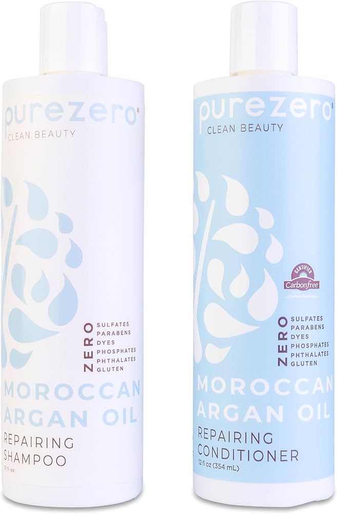 Amazon.com : Purezero Moroccan Argan Oil Shampoo & Conditioner set