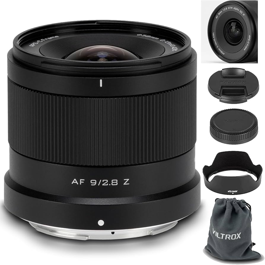 Amazon.com : VILTROX 9mm F2.8 Z-Mount APS-C Lens for Nikon, Auto