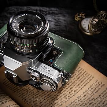 Amazon.com : Canon ae-1 case Handmade Genuine Leather Camera