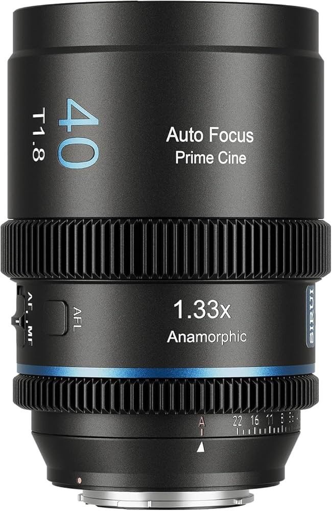 Amazon.com : SIRUI 40mm T1.8 1.33X Anamorphic Lens, S35 Autofocus