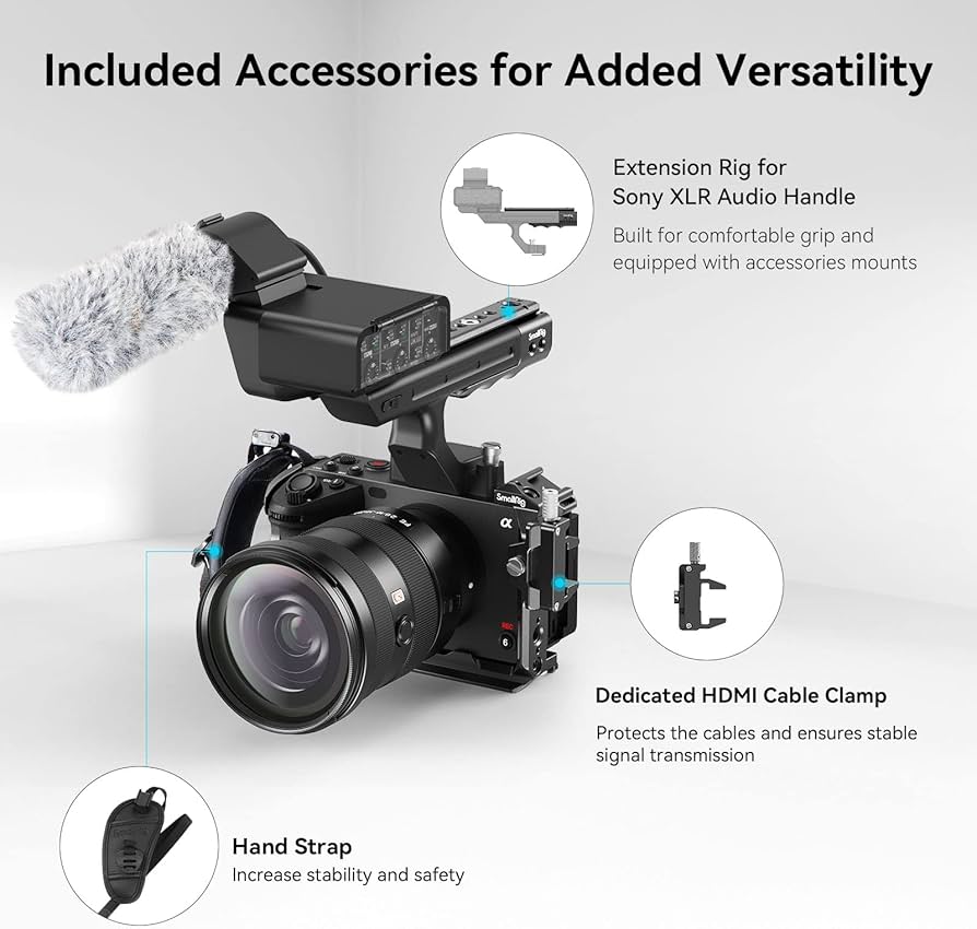 Amazon.com : SmallRig Handheld Cage Kit for Sony FX30 FX3 with XLR