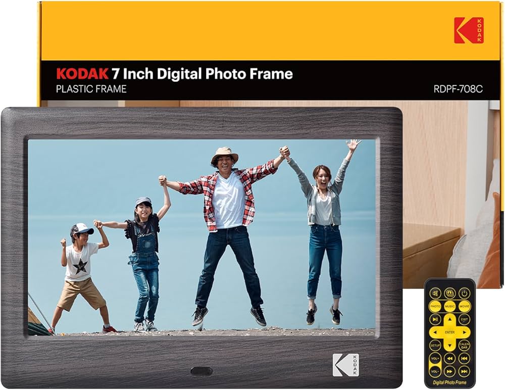 Amazon | KODAK デジタルフォトフレーム 7インチ 鮮明な画質 写真/動画