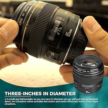 Amazon.com : Canon EF 85mm f/1.8 USM Telephoto Lens : Camera