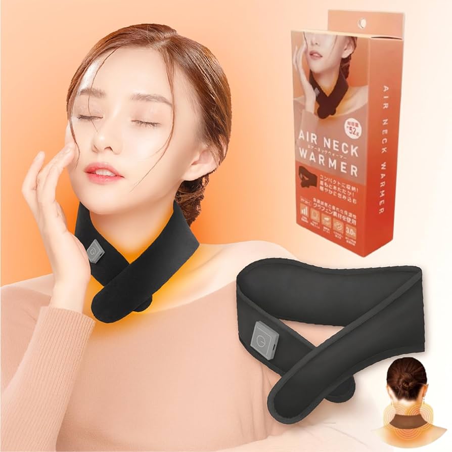 Amazon.co.jp: USB充電式首用カイロ 首あたためグッズ 電熱マフラー 暖