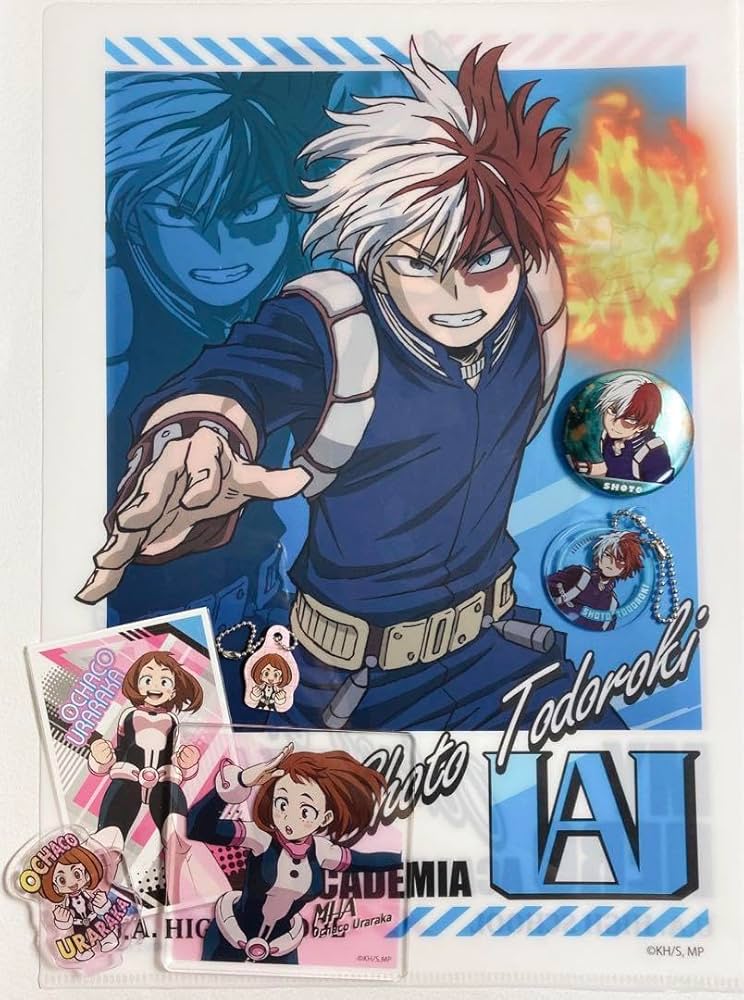 Amazon.co.jp: 僕のヒーローアカデミア 麗日お茶子 轟焦凍セット