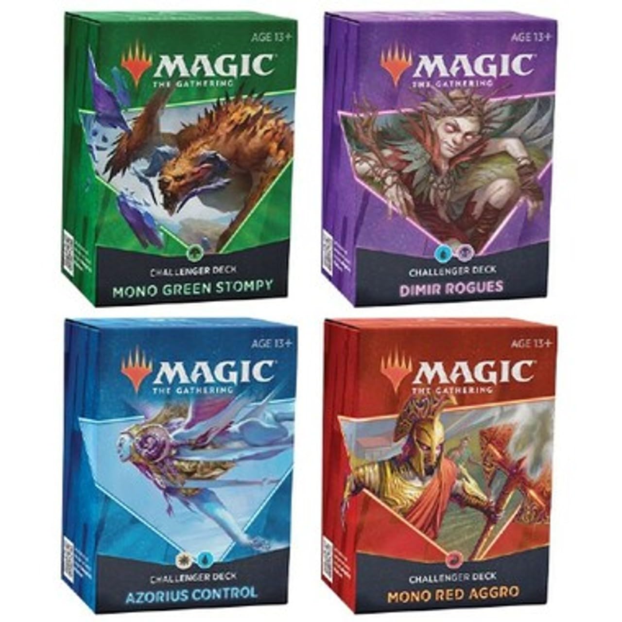 Amazon.co.jp: MTG マジックチャレンジャーデッキ 2021 全4組セット