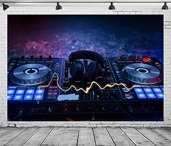 Amazon.com : CORFOTO 7x5ft Fabric Dj Mixer with Headphones
