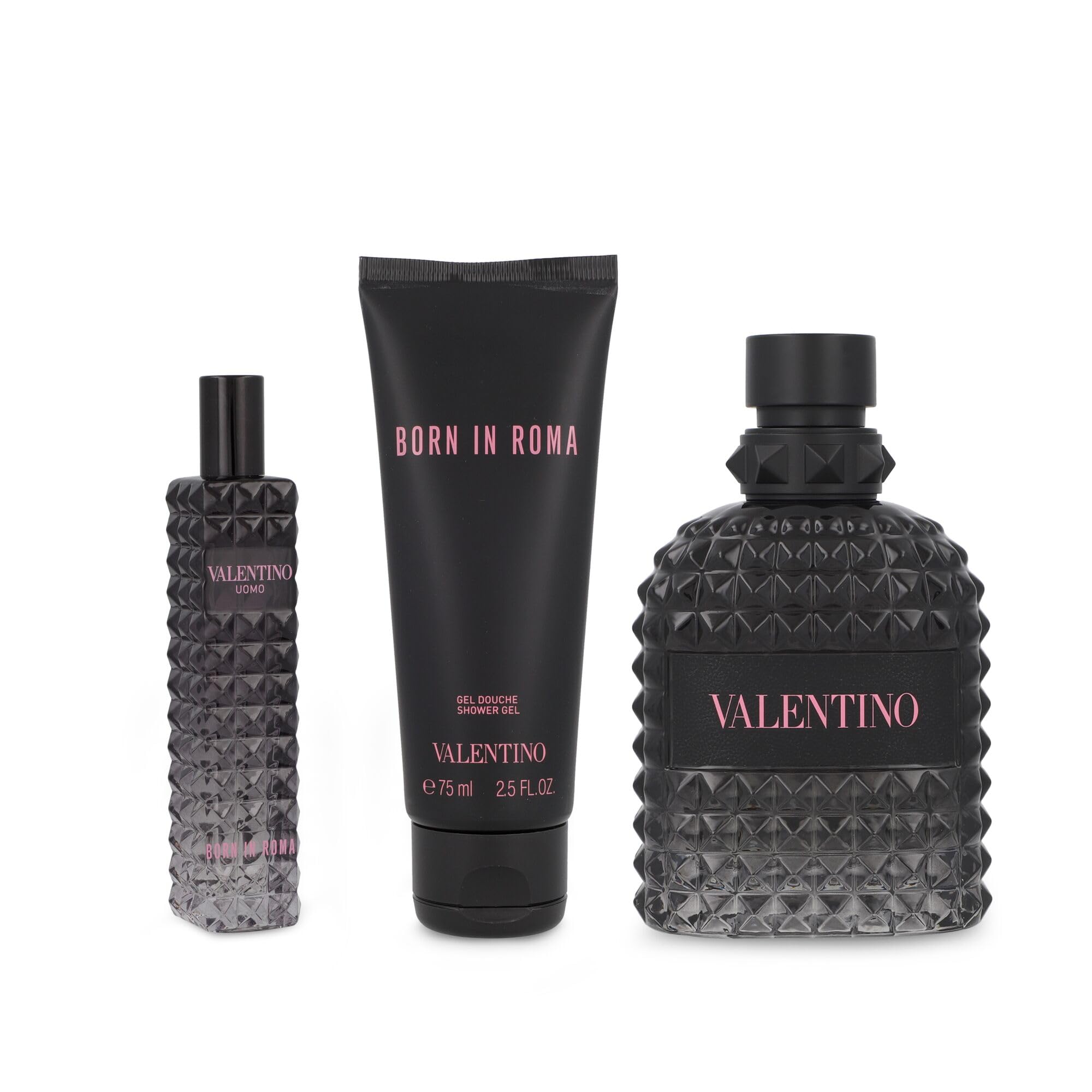 Amazon.com : Valentino Born in Roma Uomo Eau de Toilette 3-pcs
