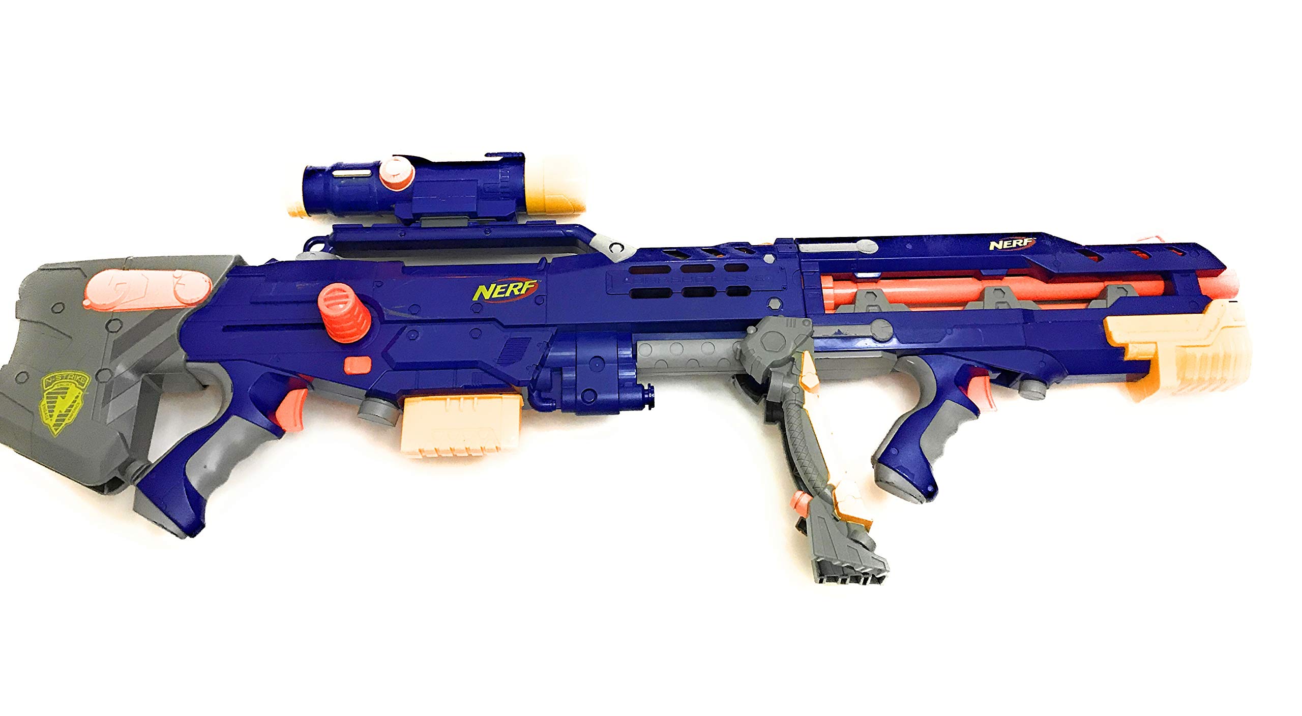 Amazon.co.jp: (ナーフ) Nerf ロングショットCS-6 ブルー : おもちゃ