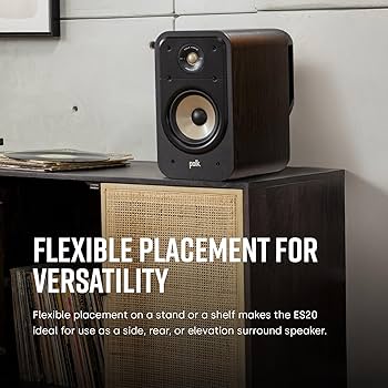 Polk Audio - Signature Elite ES20 Hi-Res Bookshelf (Walnut) - Par