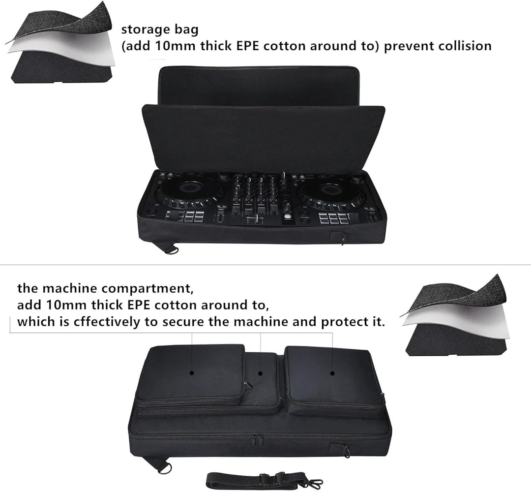 Amazon.co.jp: YipuVR for Pioneer DJ DDJ-FLX6用キャリングケース,DDJ