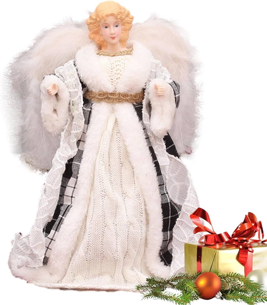 Amazon.co.jp: エンジェル クリスマスツリー トッパー - クリスマス