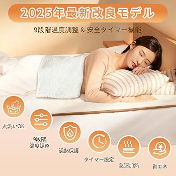 Amazon | ホットマット ホットカーペット【2025新登場 極上のぬくもり