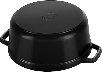Amazon.com: STAUB Cast Iron Dutch Oven 4-qt Round Cocotte, Made in