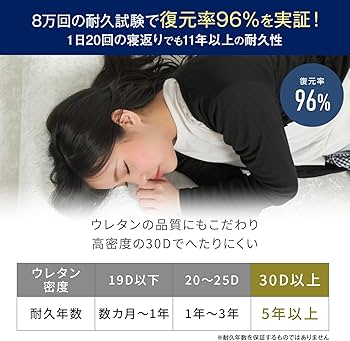 Amazon.co.jp: 【モットン マットレス 公式】 高反発 マットレス