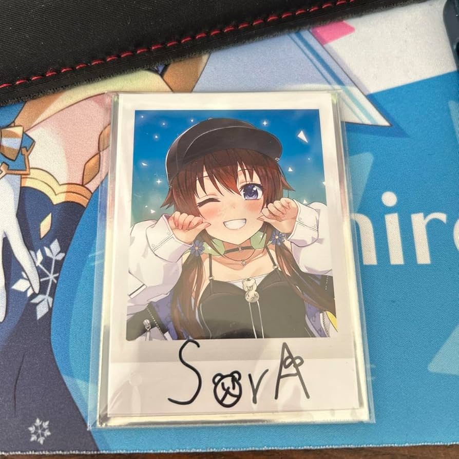 Amazon.co.jp: ときのそら 誕生日記念2023 直筆サイン入りチェキ風