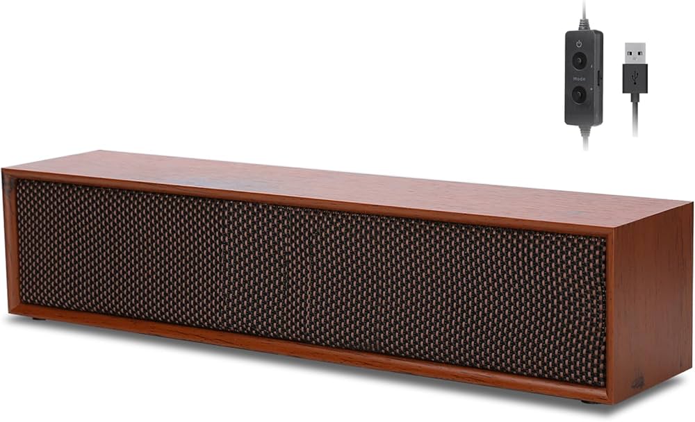 Amazon.co.jp: PCスピーカー, 木製スピーカー Bluetoothスピーカー