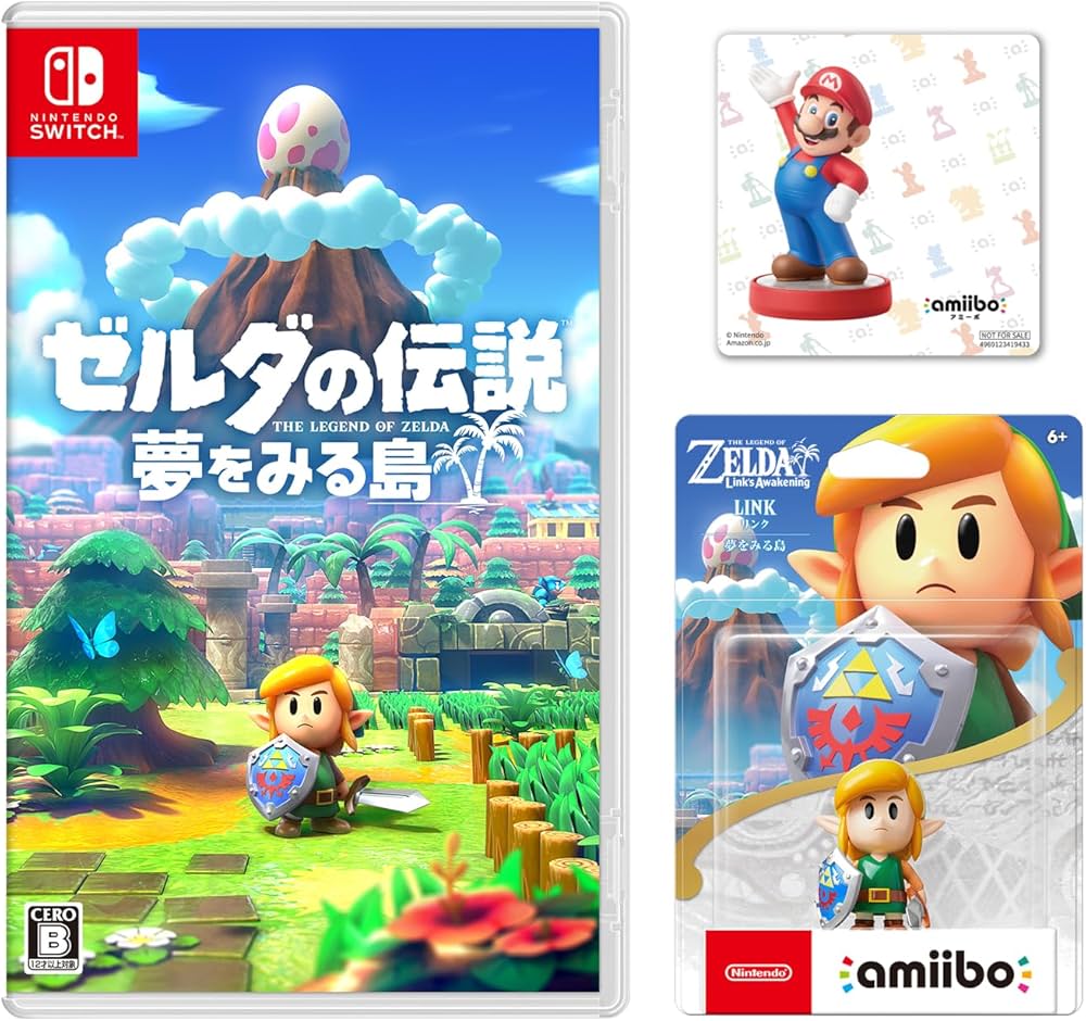 Amazon.co.jp: ゼルダの伝説 夢をみる島 -Switch＋amiibo リンク【夢を