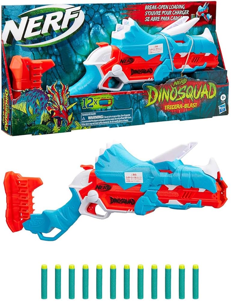 Amazon.co.jp: ハズブロ(HASBRO) ナーフ ダイノスクワッド トリケラ