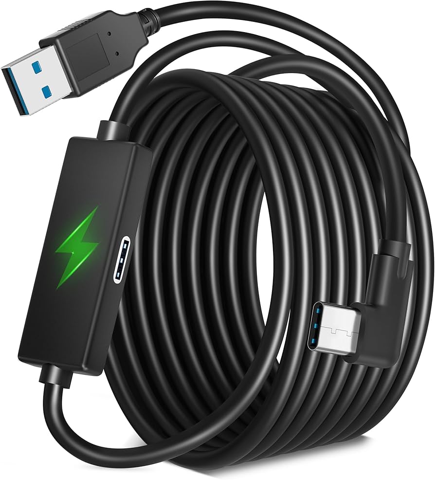 Amazon.com: Kuject Link Cable with Charging for Meta Quest 3S