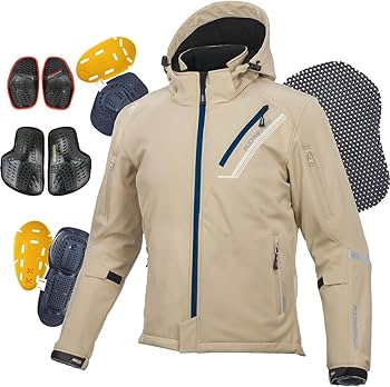 Amazon | [KOMINE] バイク用 ジャケット プロテクトソフトシェル