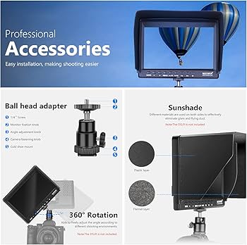 Amazon.com : Neewer F100 7inch Camera Field Monitor HD Video