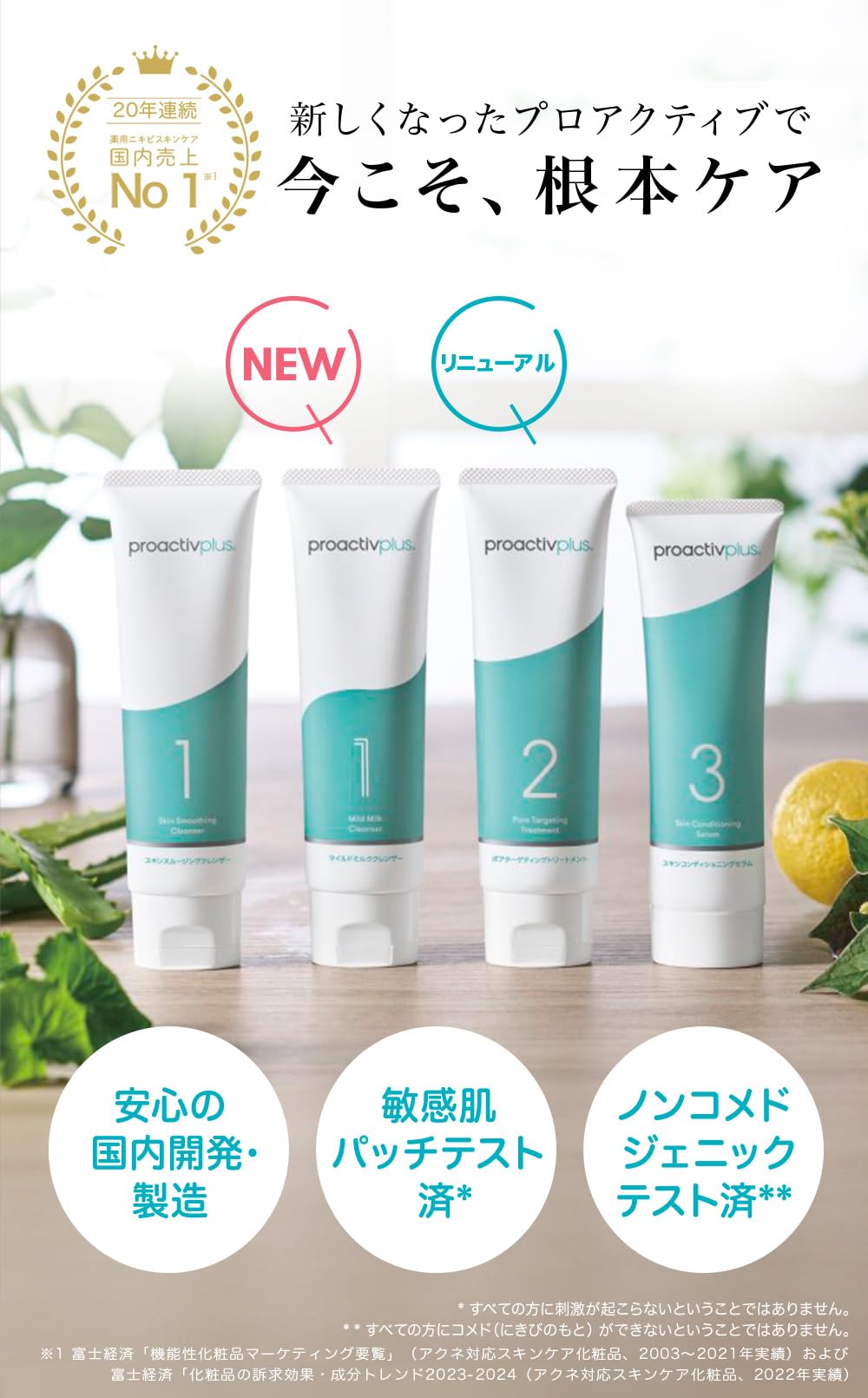 Amazon.co.jp: 【くり返すニキビを根本から防ぐ。】 プロアクティブ +