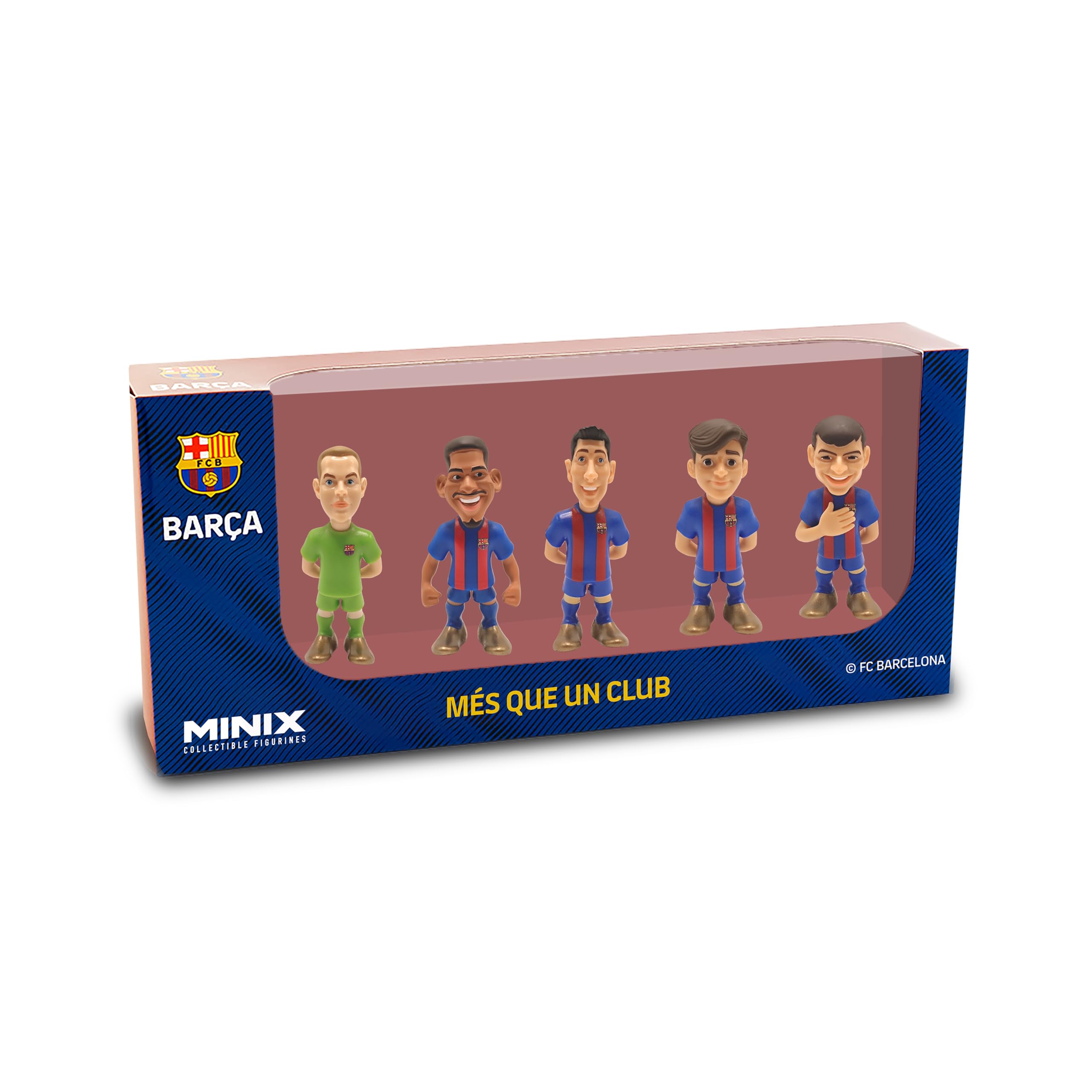 Amazon.com: MINIX COLLECTIBLE FIGURINES – 5-Pack of FC Barcelona