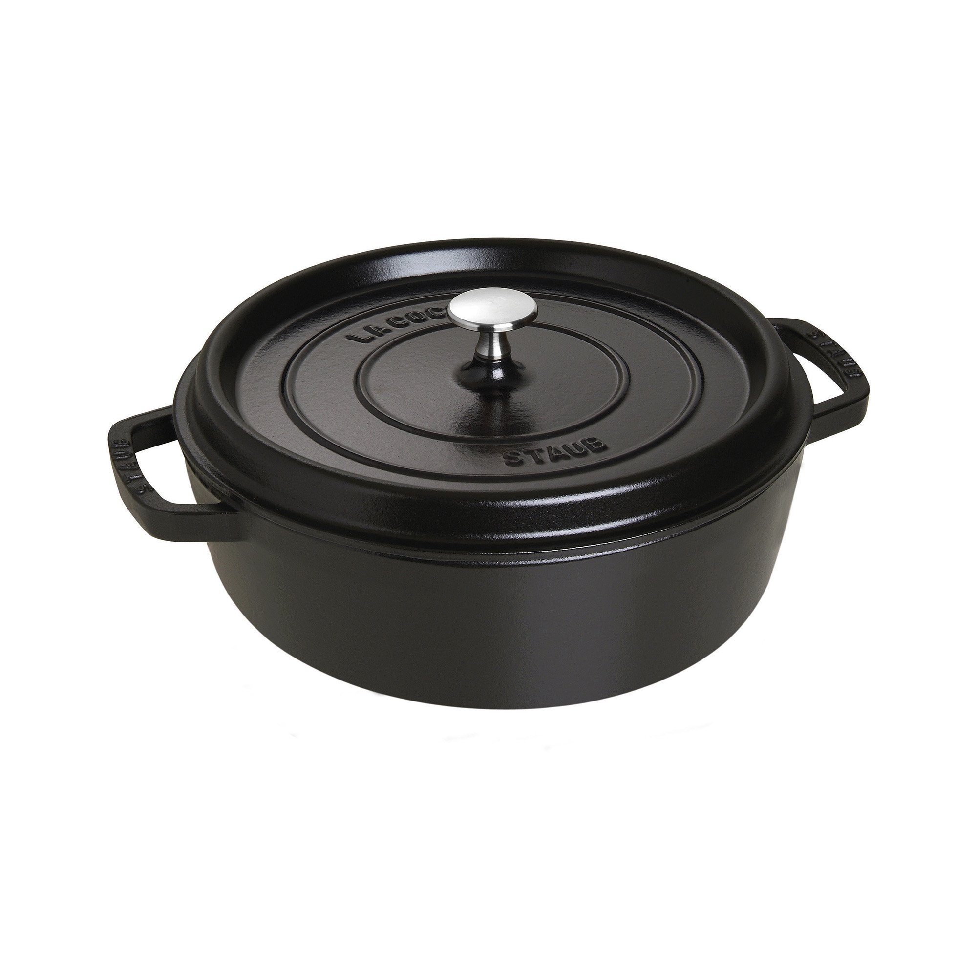 Amazon｜[ストウブ] staub シャロー ラウンド ココット 26cm ブラック