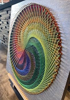 Amazon.co.jp: 糸掛けアート 糸掛け曼荼羅 ストリングアート 色相関