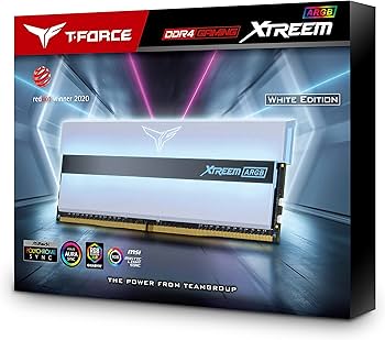 Amazon.co.jp: Team ARGB WHITE（発光型） DDR4 3200Mhz(PC4-25600