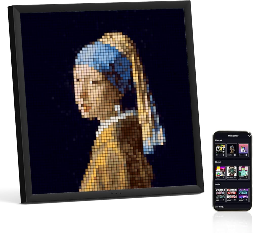 Amazon.co.jp: Divoom Pixoo 64 ピクセルアートディスプレイ モダン