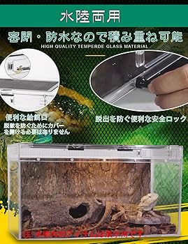 Amazon.co.jp: 爬虫類 ケージ レプタイルボックス グラステラリウム