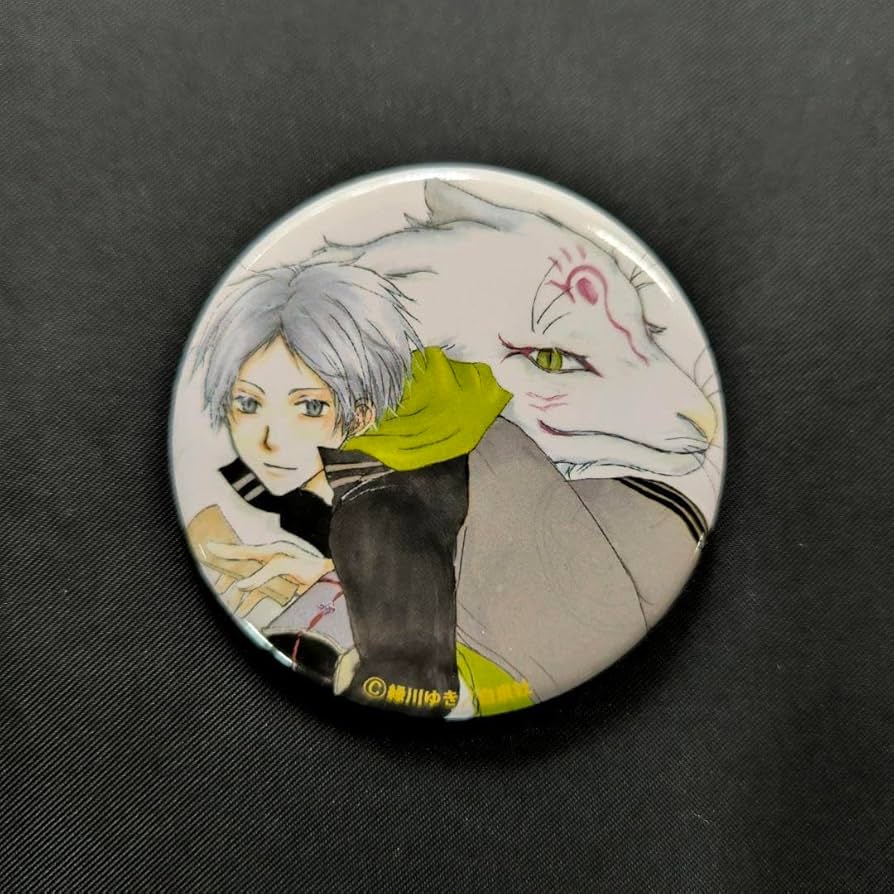 Amazon.co.jp: 夏目友人帳 原画展 缶バッジ 夏目 斑 : おもちゃ