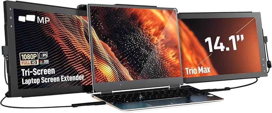 Amazon.com: Mobile Pixels Upgraded Trio Max Portable Monitor, The