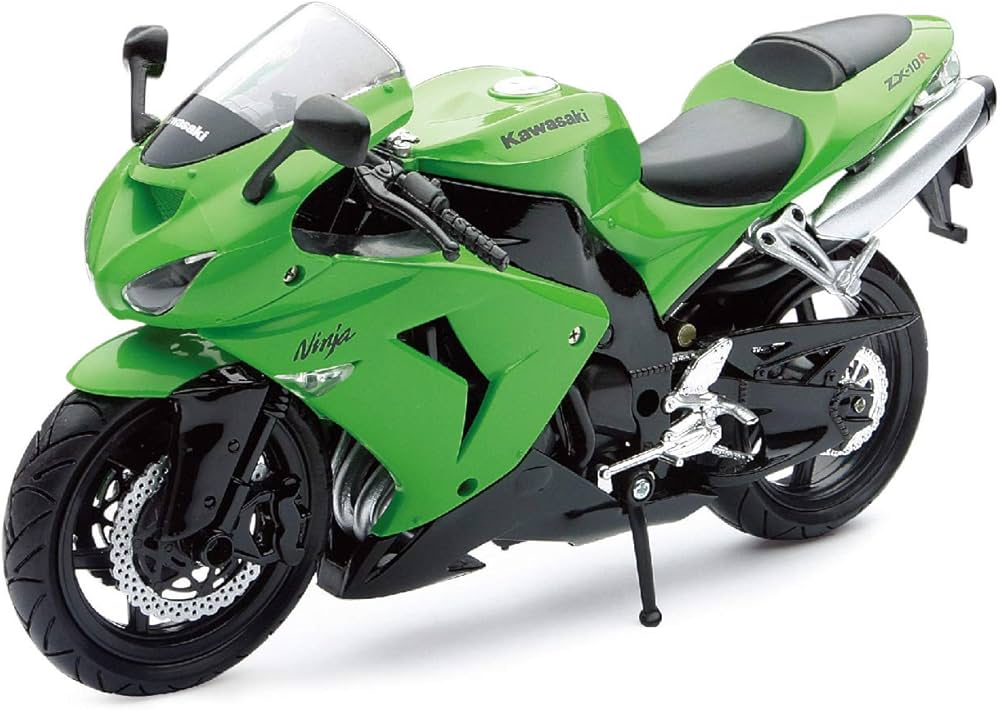 newray New Ray 42443 A Kawasaki ZX 10 R/Honda CBR Model 1:12 Scale