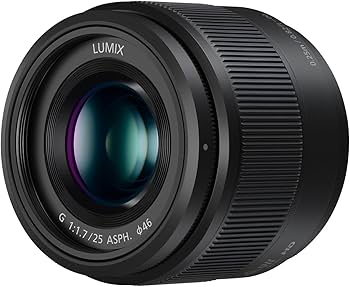 Amazon.com : Panasonic Lumix 25mm F1.7 | H-H025E-K Prime Lens