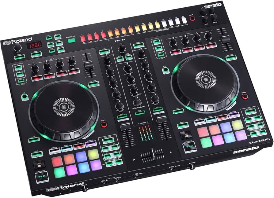 Amazon.com: Roland DJ-505 Two-Channel, Four-Deck Serato DJ